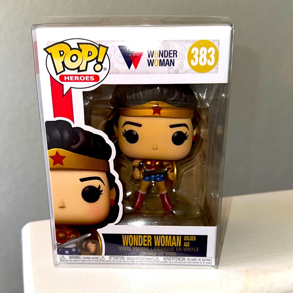 FUNKO POP! HEROES: Wonder Woman 80th - Wonder Woman (Golden Age) NIB